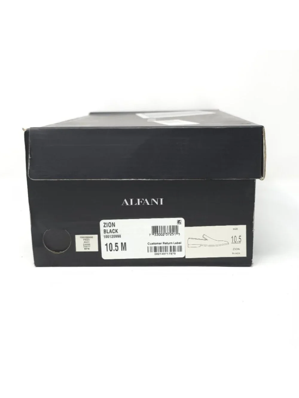 New Alfani Black Suede Slip-On Loafers Men’s 10.5M